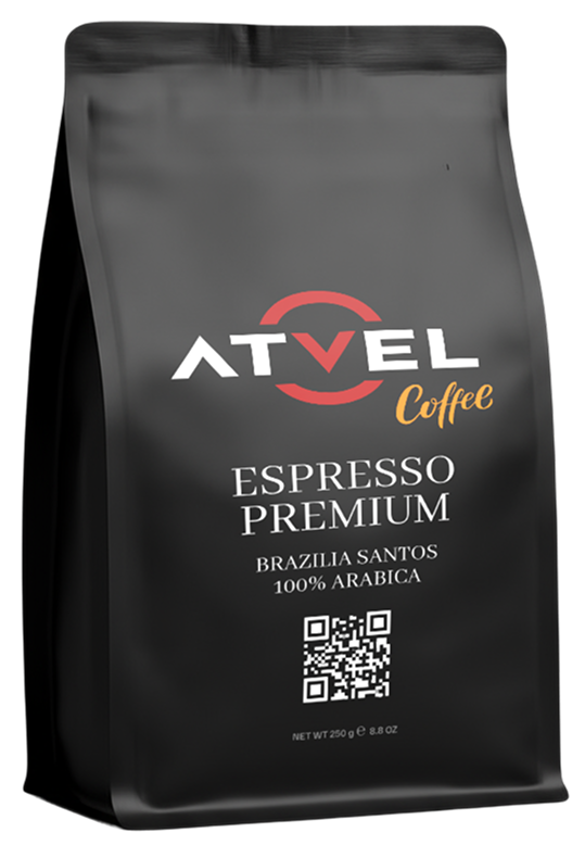 Кофе в зернах БРАЗИЛИЯ САНТОС, 250 г